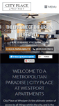 Mobile Screenshot of cityplaceatwestport.com
